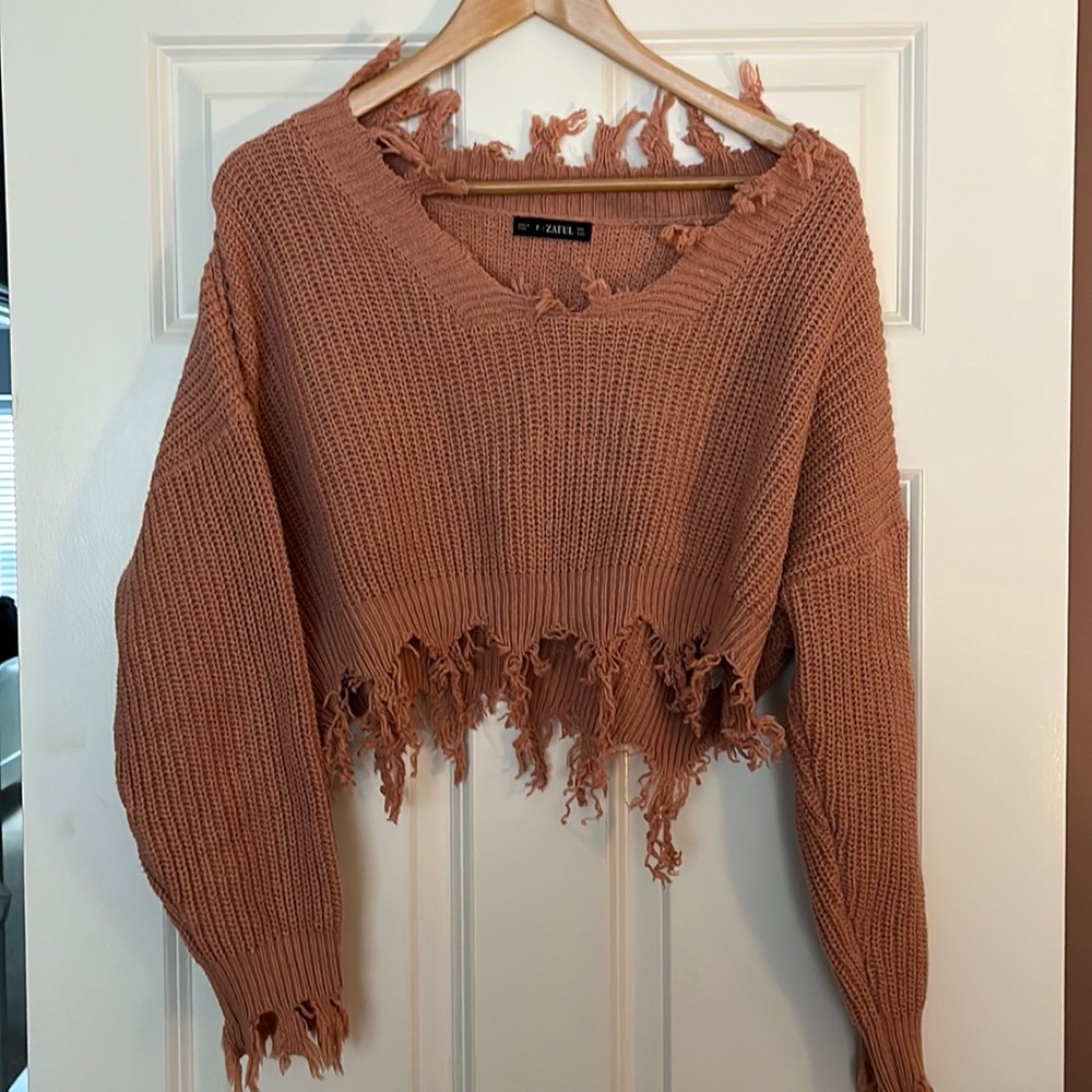 Zaful cropped sweater
